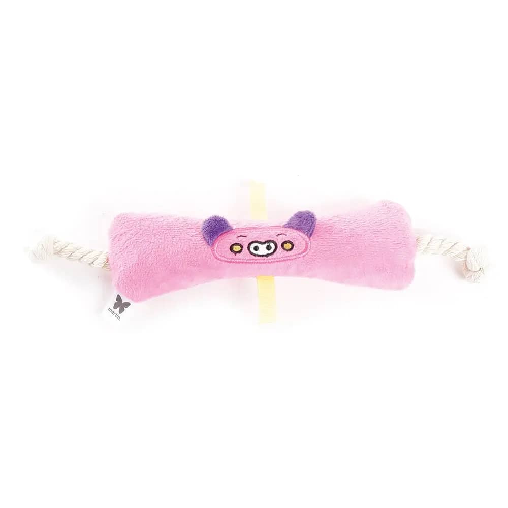 Jouet Peluche Cochon Os Martin Sellier