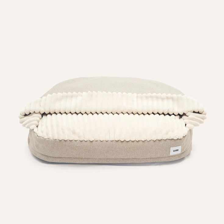 Panier avec capuche Déhoussable Beige