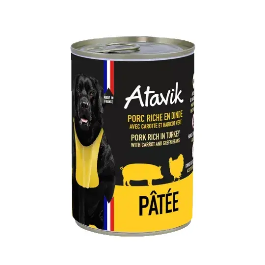 Pâtée Porc et Dinde Atavik