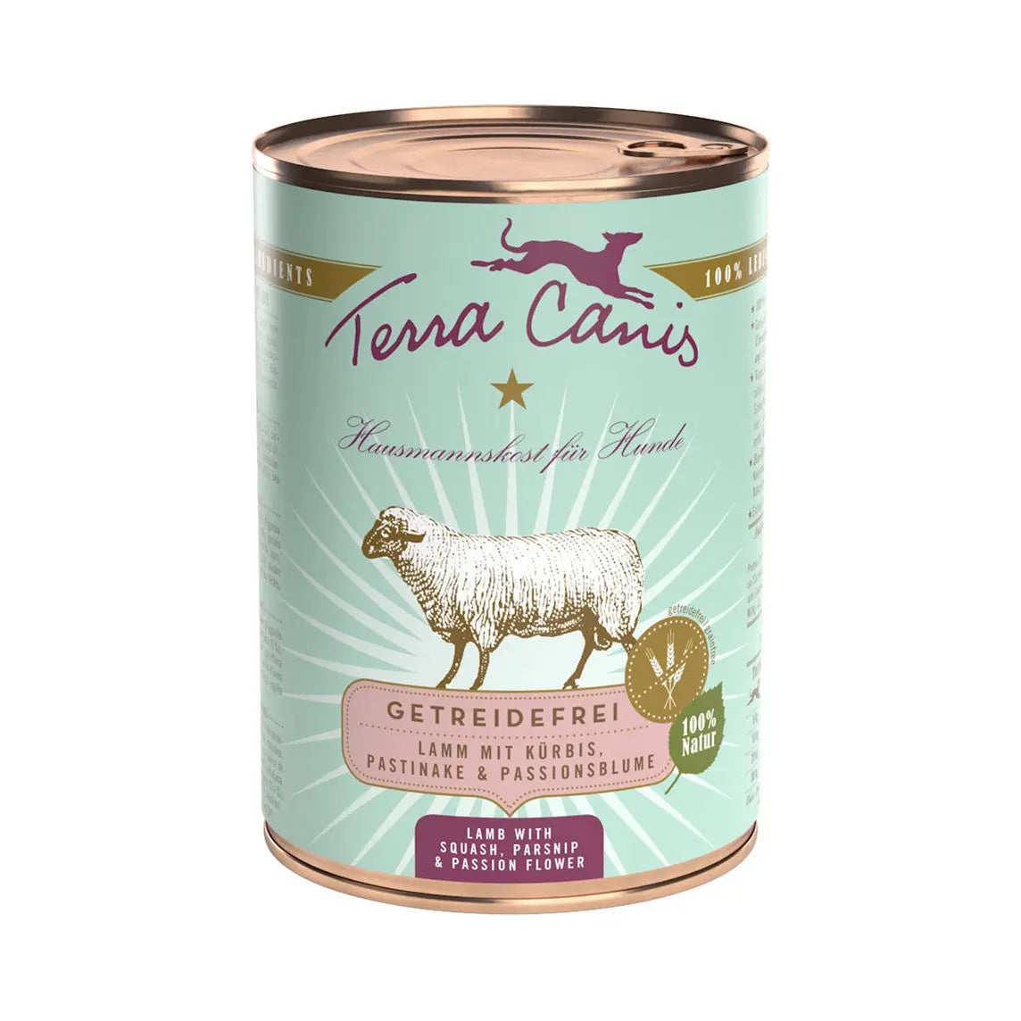 Pâtée Terra Canis Grain Free Agneau Martin Sellier