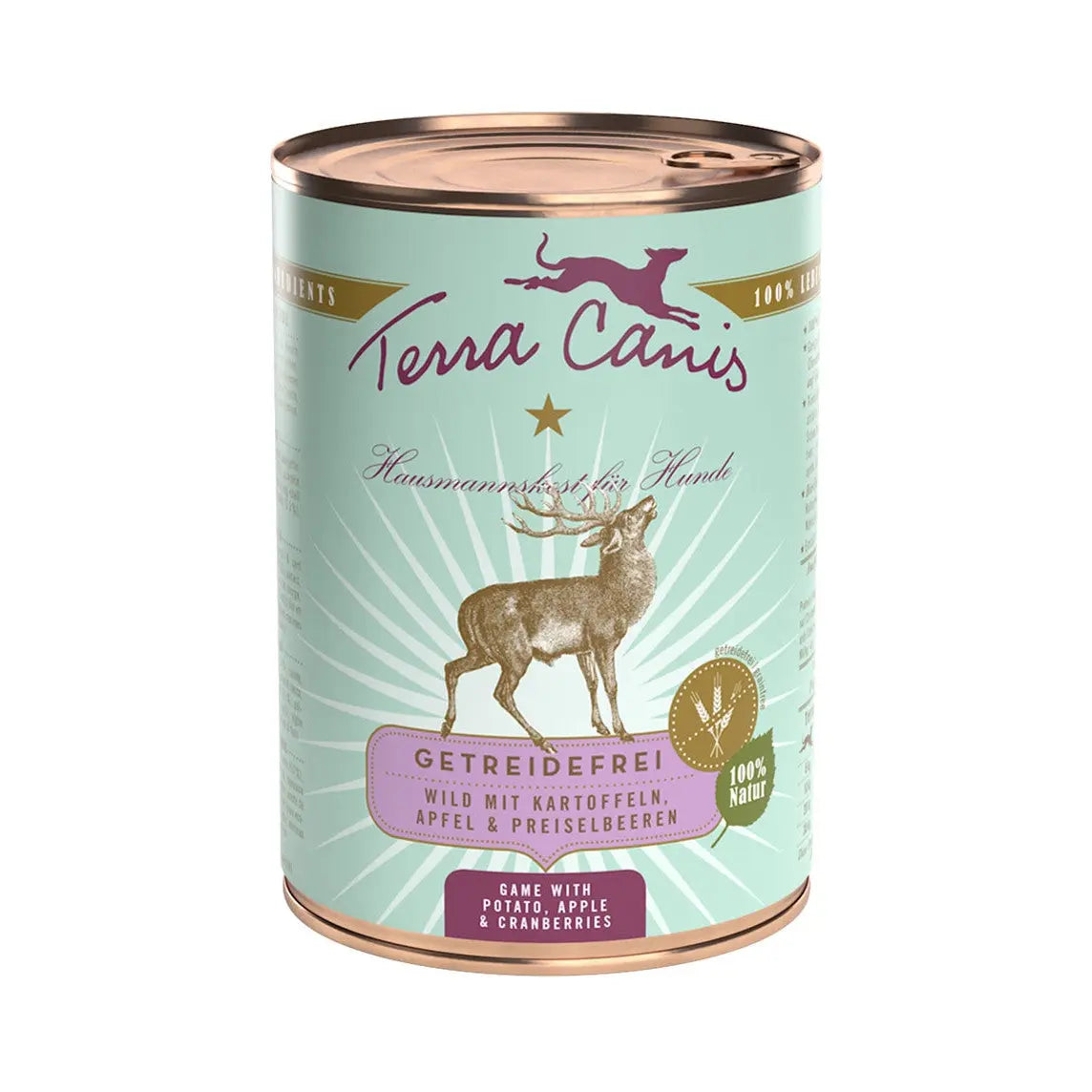 Pâtée Terra Canis Grain Free Gibier Martin Sellier