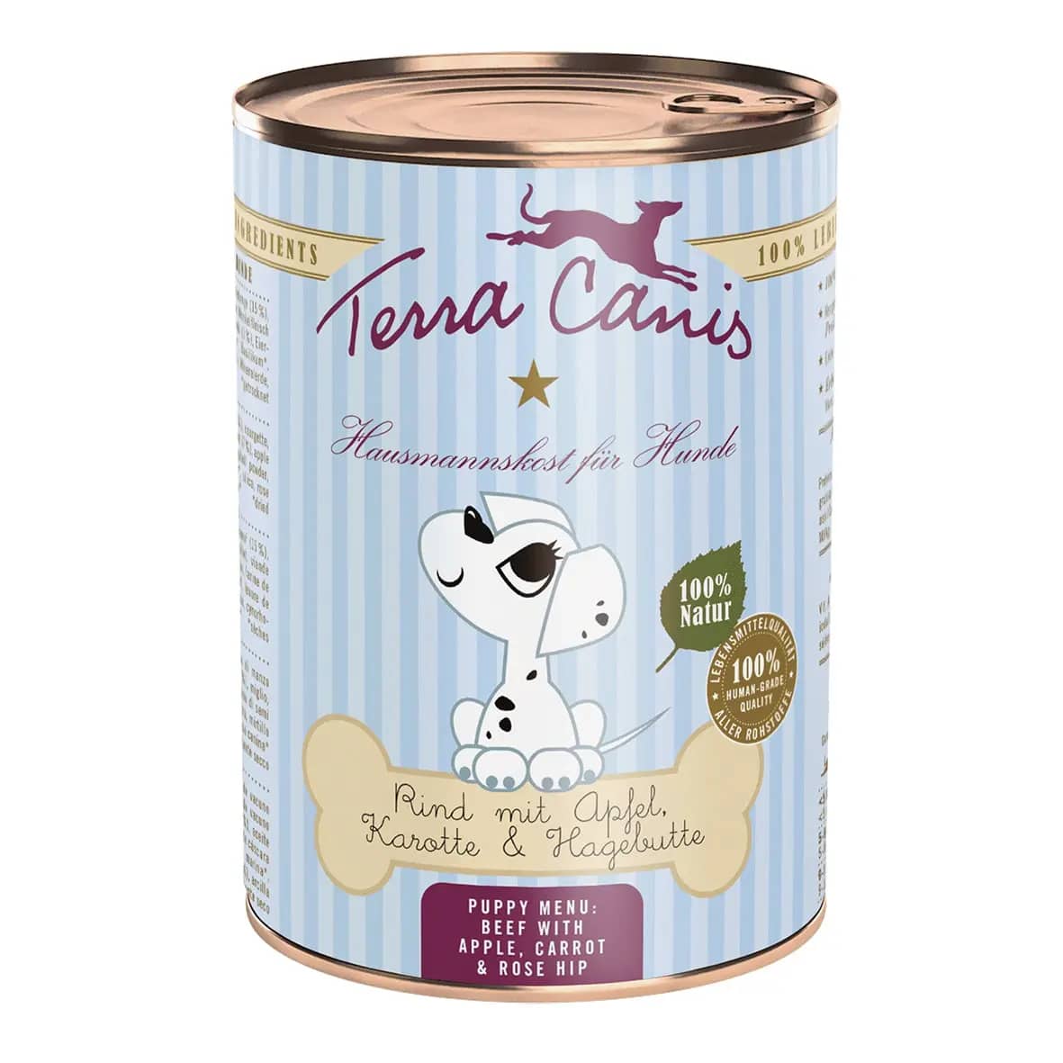 Pâtée Terra Canis Puppy Bœuf Martin Sellier