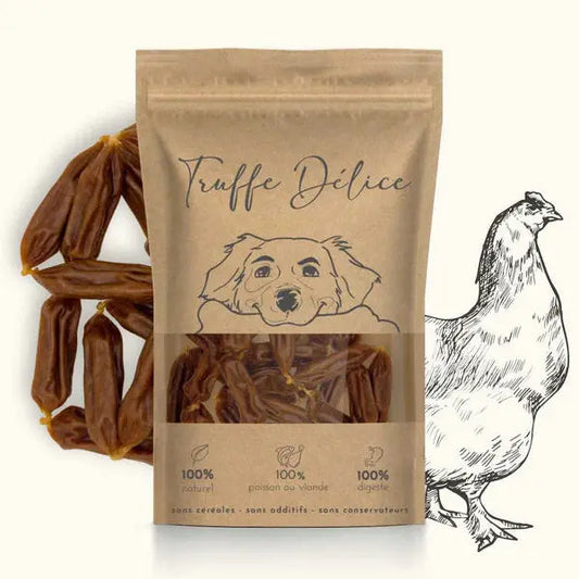 Friandises Saucisses Poulet Truffe Délice