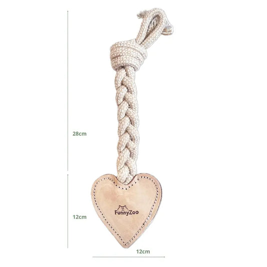 Jouet Mastication en cuir Funny Zoo