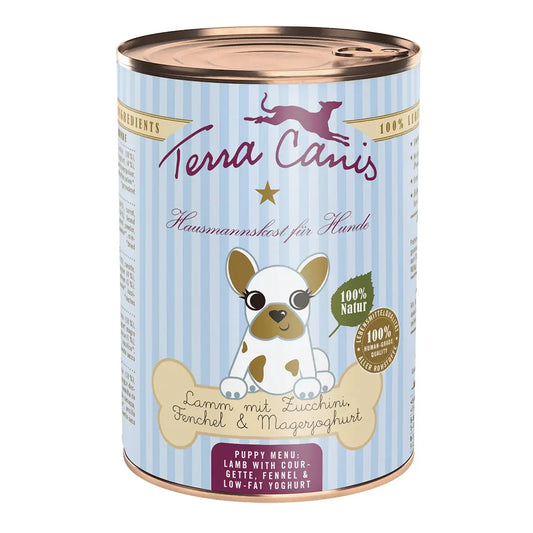 Pâtée Terra Canis Puppy Agneau Martin Sellier